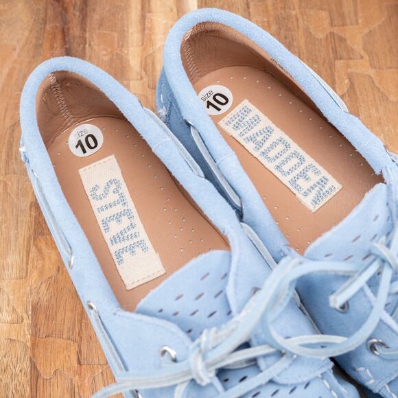 Steve Madden Yacht Boat Shoes Women’s Light Blue Size 10 - Picture 6 of 7